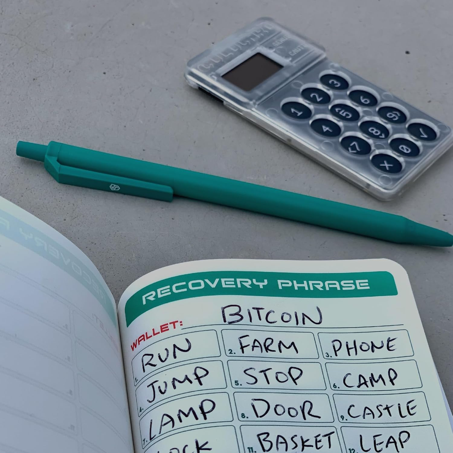 Stonebook by Shieldfolio: World'S Most Secure Crypto Password Notebook | Seed Phrase and Private Key Cold Storage Method | Premium Water-Resistant Paper | 5.5" X 3.5" image number 4