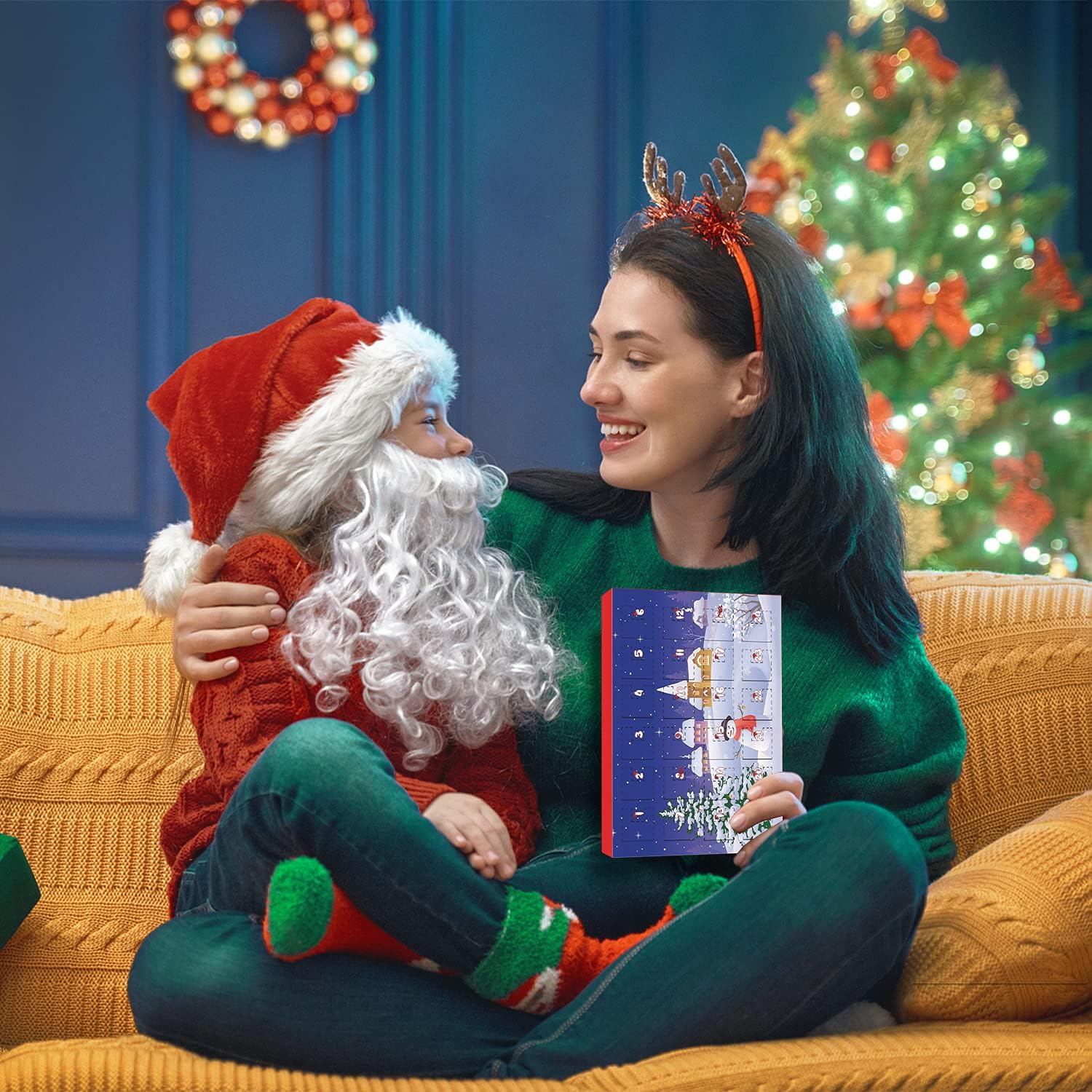 Novernat Charm Bracelet Advent Calendar 2024 DIY Jewelry Making Kit 24 Days Christmas Countdown Calendar for Girl Kids Teens - Advent Calendar Bracelets image number 4