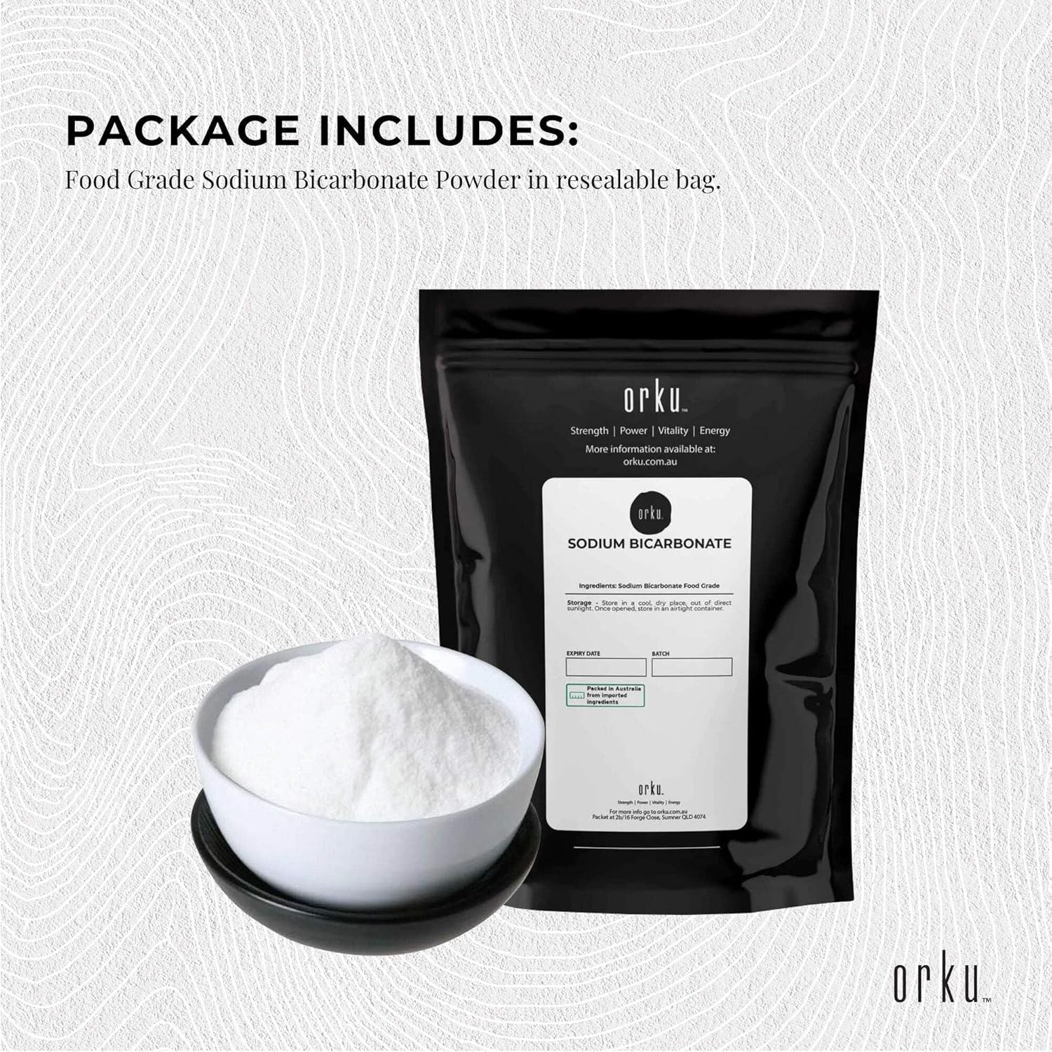 2Kg Sodium Bicarbonate - Food Grade Bicarb Baking Soda Hydrogen Carbonate Powder image number 4