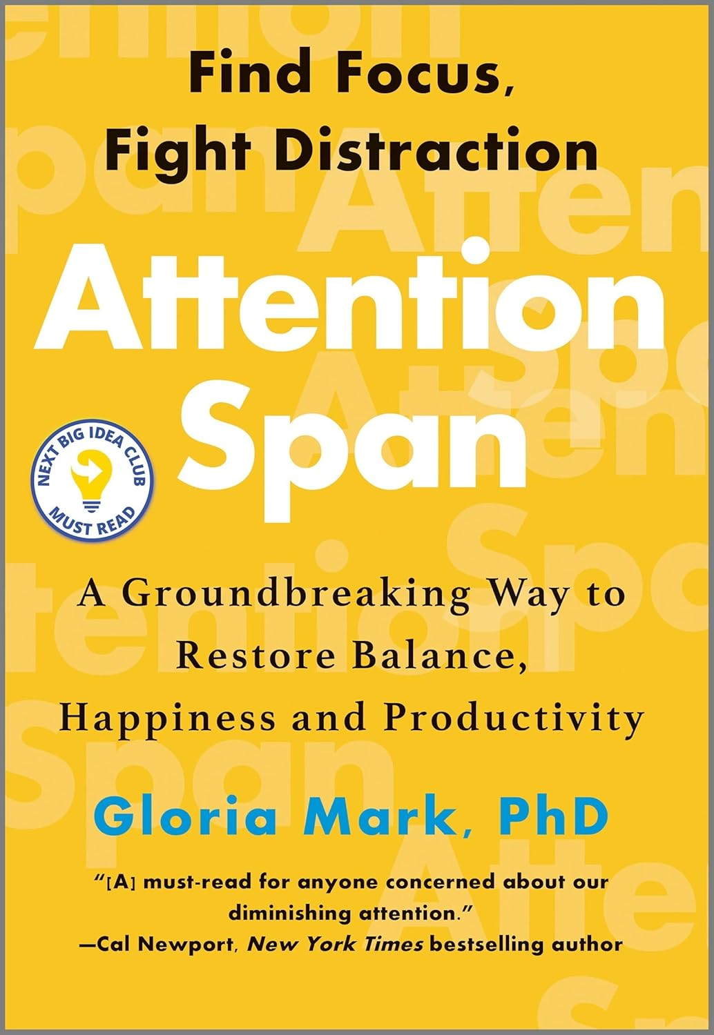 Attention Span: a Groundbreaking Way to Restore Balance, Happiness and Productivity