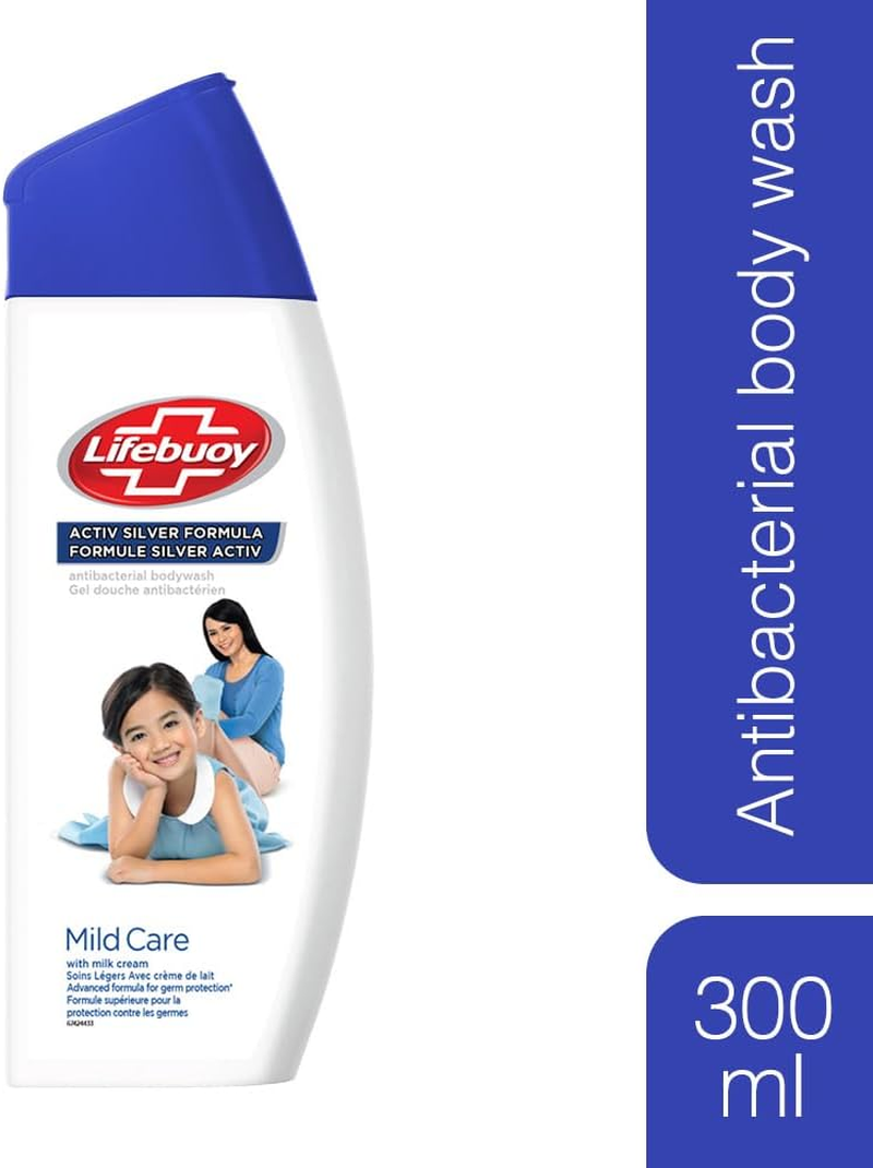 LIFEBUOY BODY WASH MILD CARE 300 ML | Gentle Milk Cream Formula with Superior Germ Protection image number 5