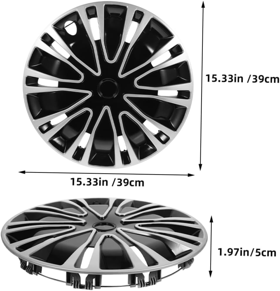 SOLUSTRE 2Pcs Hubcap Decoration Car Wheel Hub Cover Automotive Decorative Hub Caps for Cars image number 6