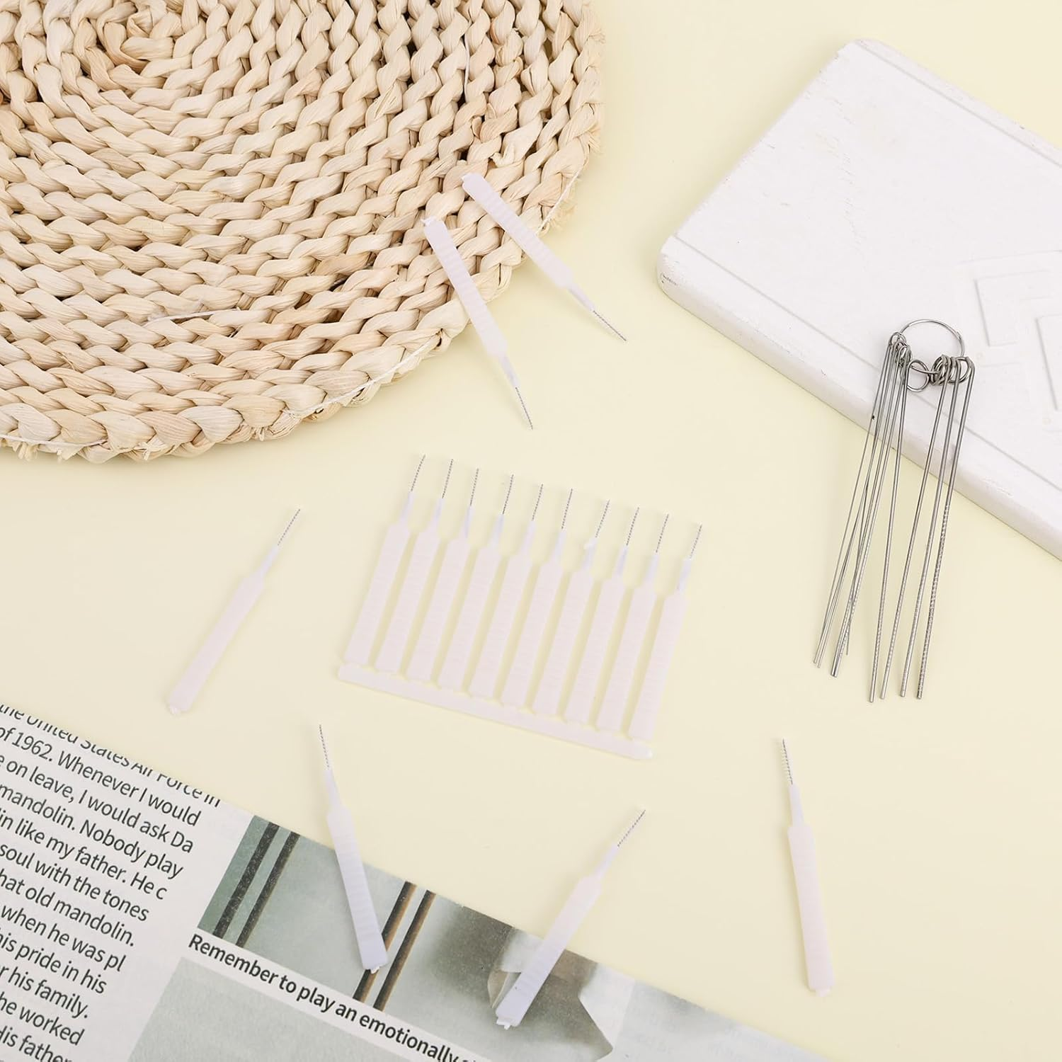 Shower Head Cleaning Kit, 2-In-1 Nozzle Cleaner Tool with Multi-Size Brushes & Stainless Steel Picks for Bathroom Faucet Sink 3D Printer Accessories image number 3