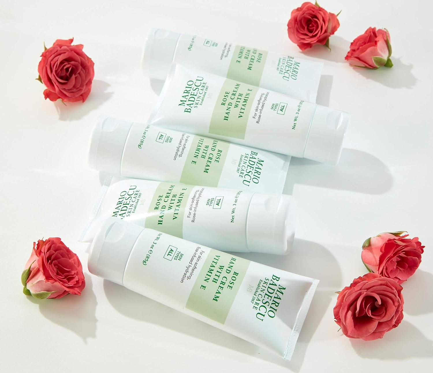 Rose Hand Cream with Vitamin E by Mario Badescu for Women - 3 Oz Cream image number 5