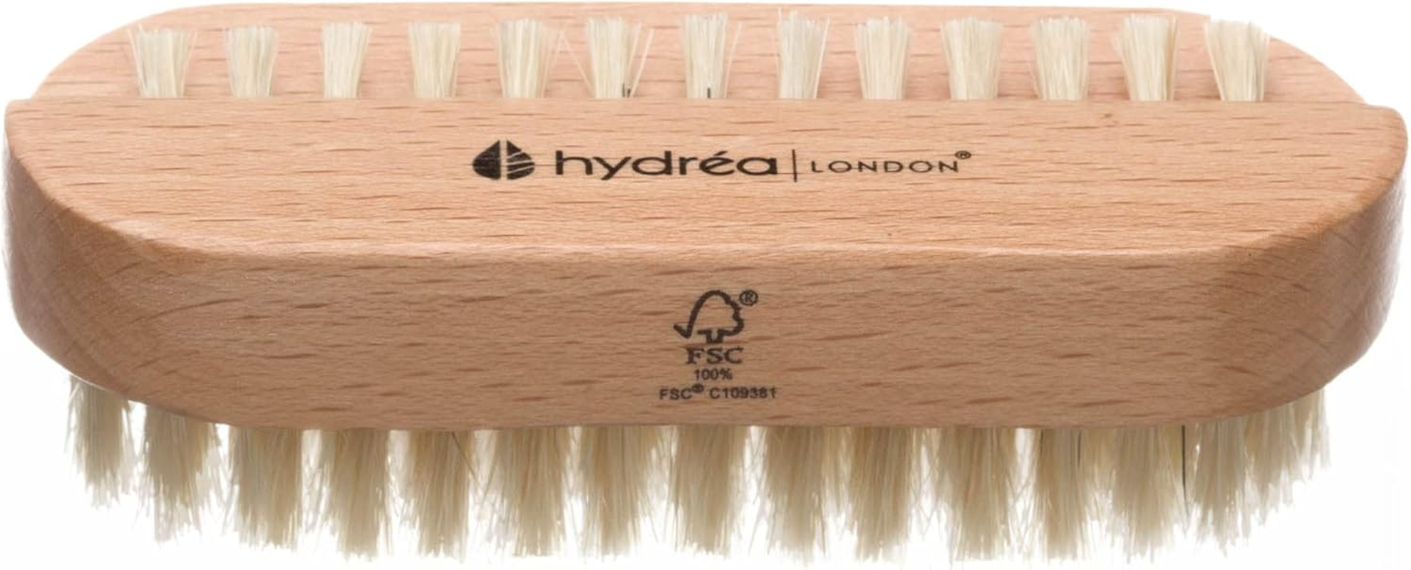 Hydrea London Dual Sided Hand and Nail Brush with Natural Bristles