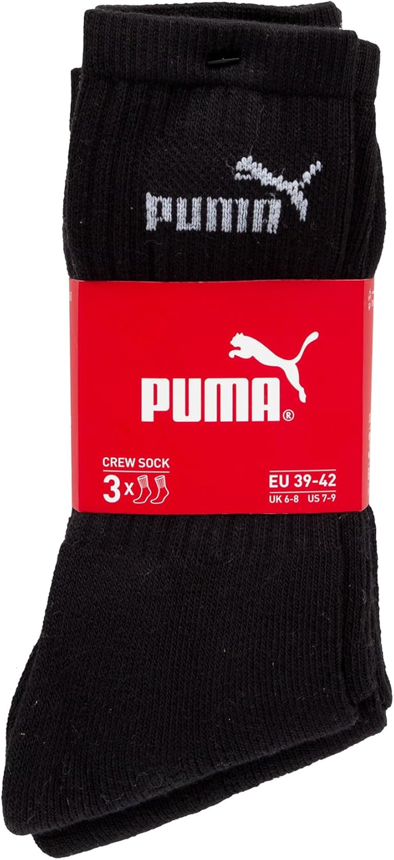 PUMA Unisex Elements Crew Sock 3P image number 1
