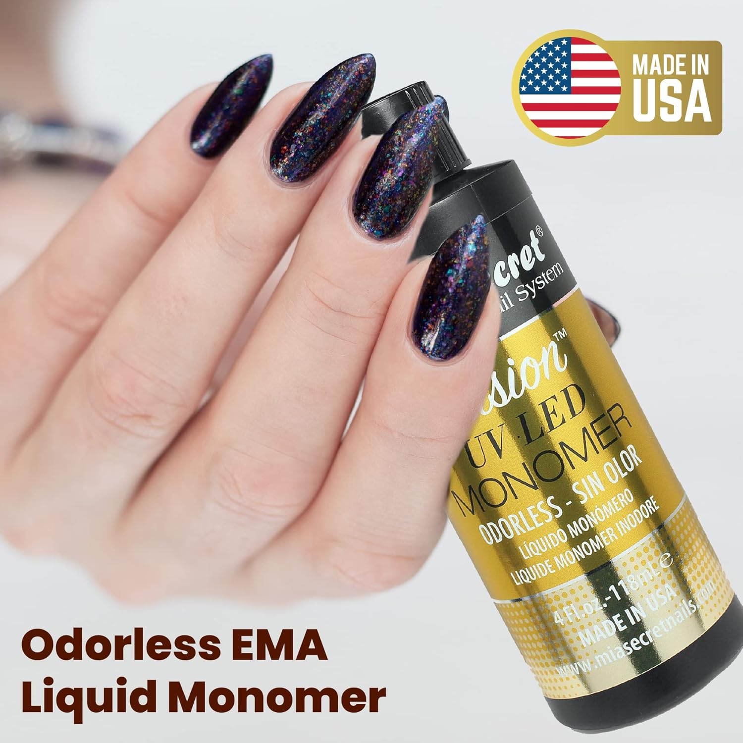Mia Secret ODORLESS FUSION UV LED MONOMER 2Oz / 4Oz / 32Oz Pick Yours YOURSTORE4LESS (FUSION ODORLESS 4Oz)