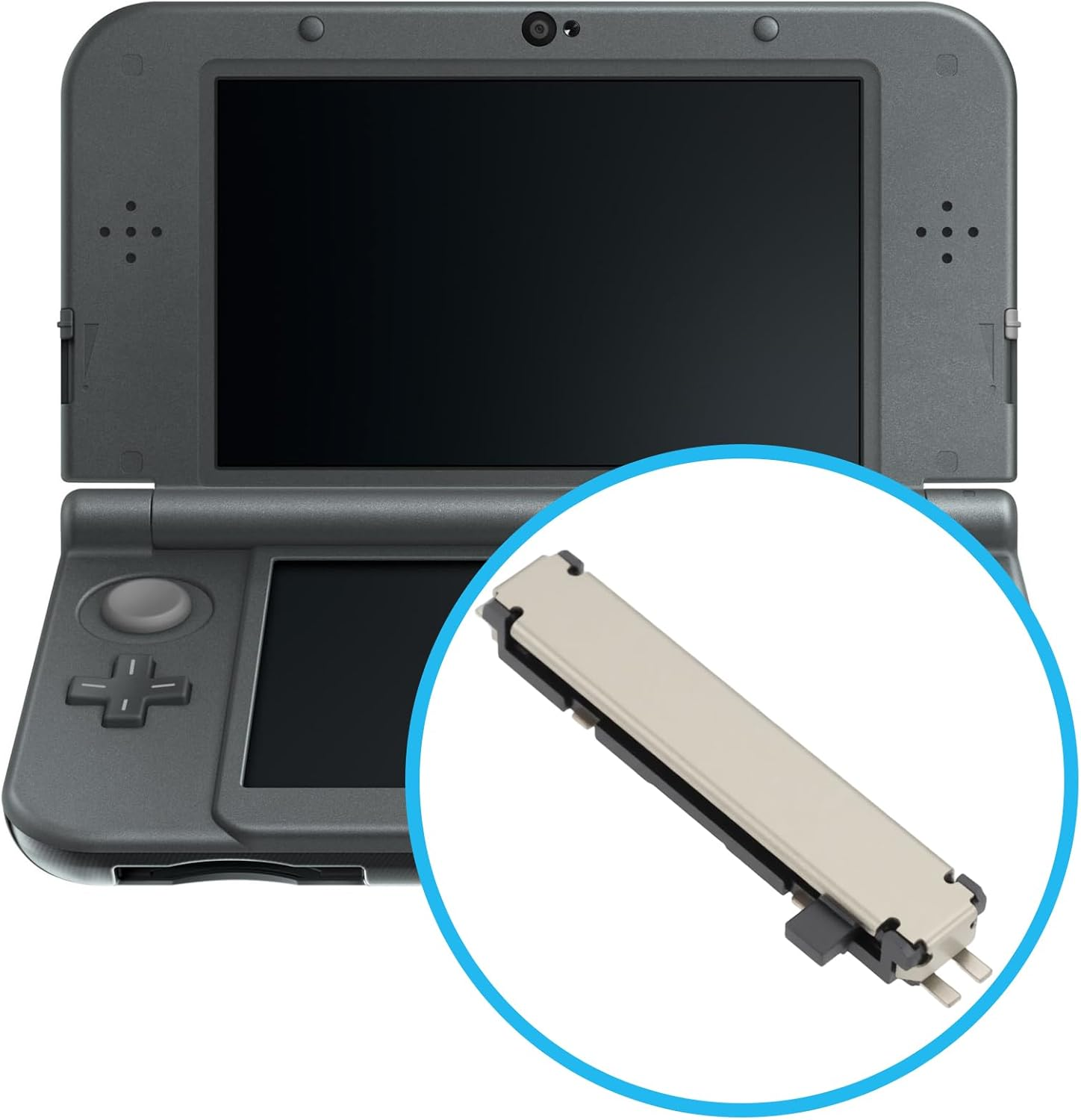 Create Idea 2Pcs Game Consoles Volume Slider Switch Compatible with New 3DS 2DS XL LL Console