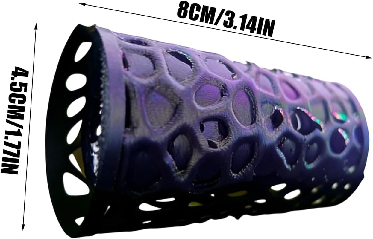 Betta Hammock,3D Printed Floating Tube Tunnel - Betta Fish Tank Decorations | for Saltwater Tank Aquatic Habitat Turtle Shrimp Freshwater image number 5