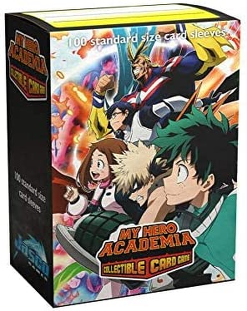 Jasco My Hero Academia Collectible Card Game plus Ultra Fight Card Sleeves | 100 Dragon Shield Art Sleeves | Card Game Holder | PVC and Acid-Free | Designed for Use with TCG and LCG Games | Made image number 2