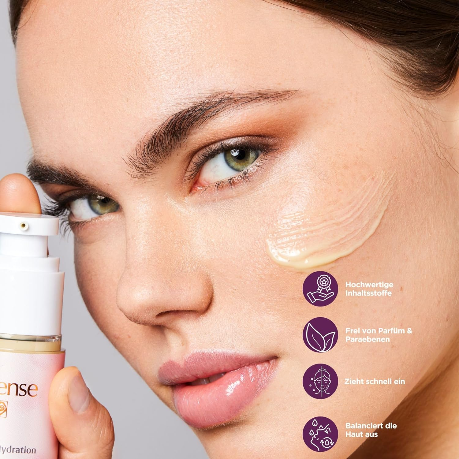 Rosense Supreme Hydration, Intensive Nourishing Face Cream for Normal and Combination Skins | Moisturizing, from Hyaluronic Acid, Natural Extracts, Vegan - 50Ml