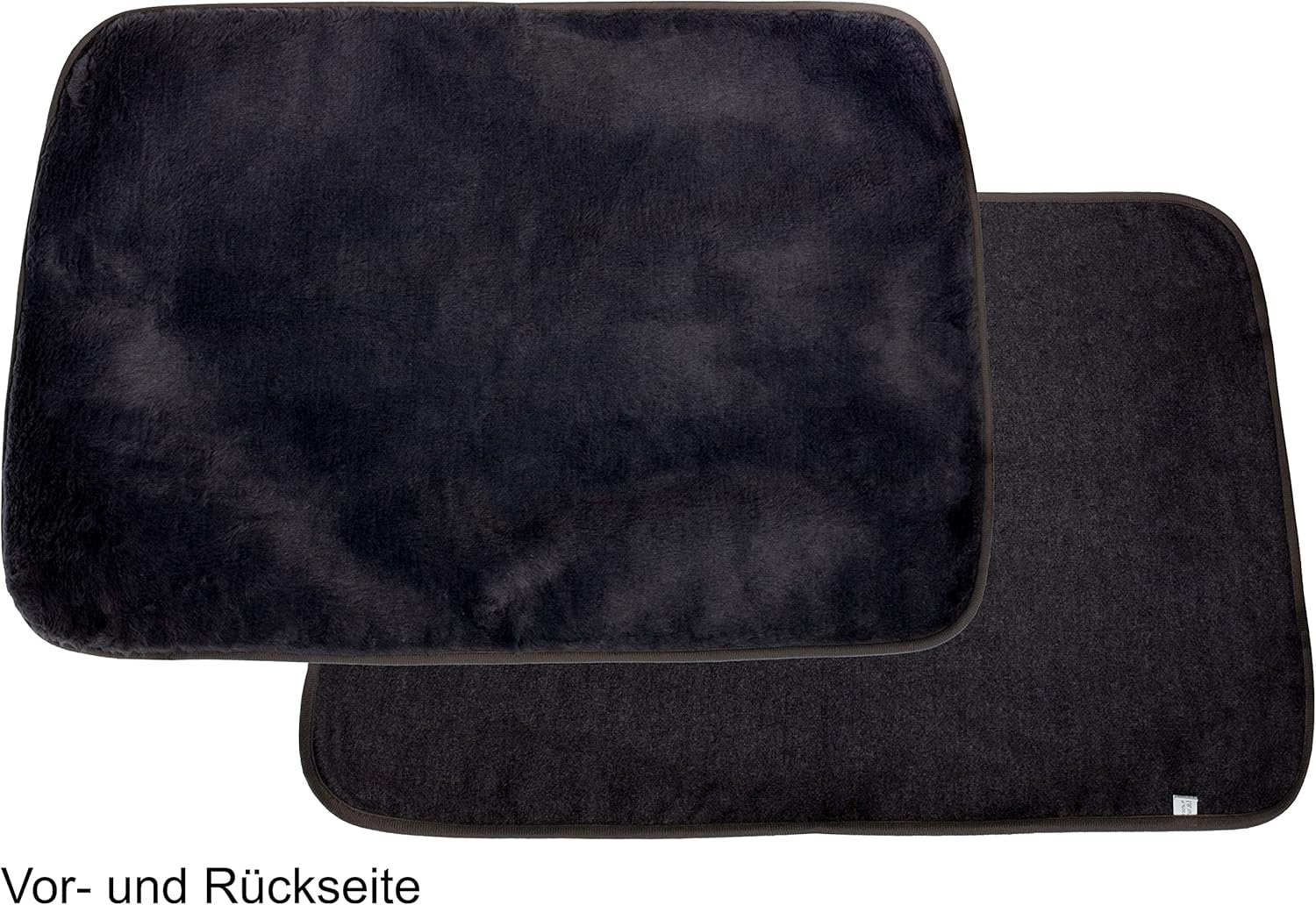 Brandsseller Pet Blanket, Dog Blanket, Cat Blanket, Silky, Soft, Approx. 70 X 100 Cm (Approx. 70 X 100 Cm, Black)