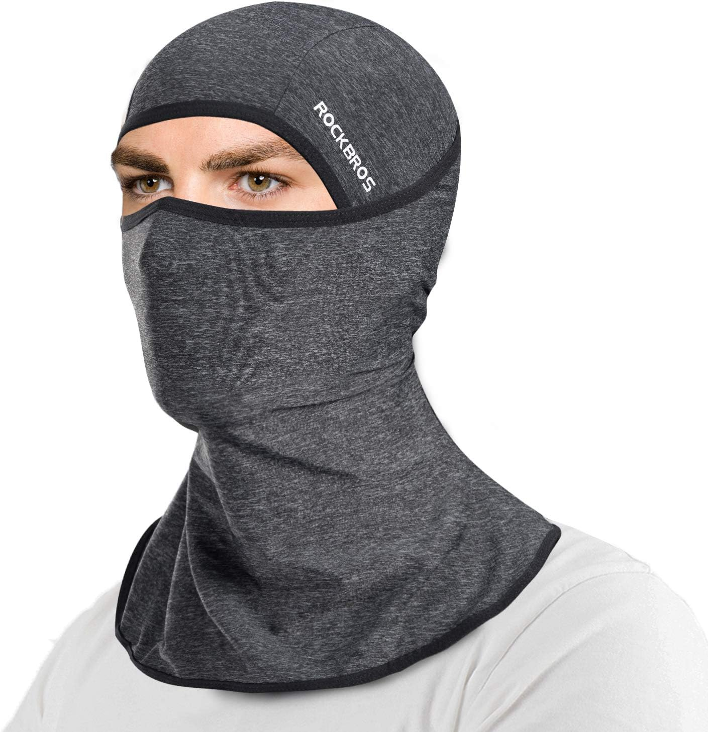 ROCKBROS Balaclava Full Face Mask for Men Women UV Protection Cooling Ice Silk Breathable Helmet Liner image number 6