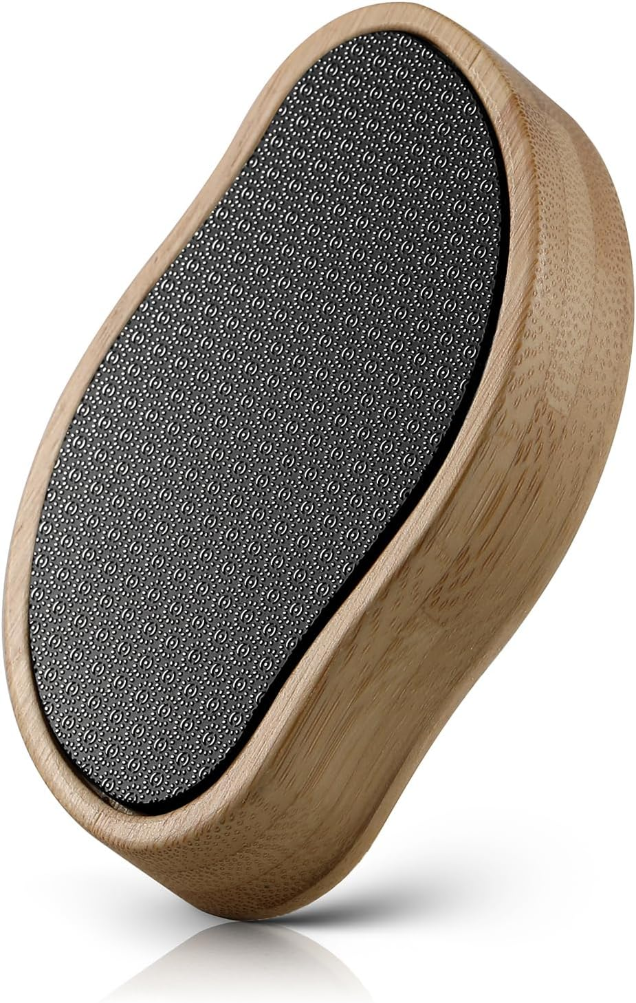 FERYES Glass Foot File Callus Remover with Bamboo Handle - Nano Glass Foot Scrubber for Dead Skin Pedicure File - Your Path to Silky, Smooth Feet