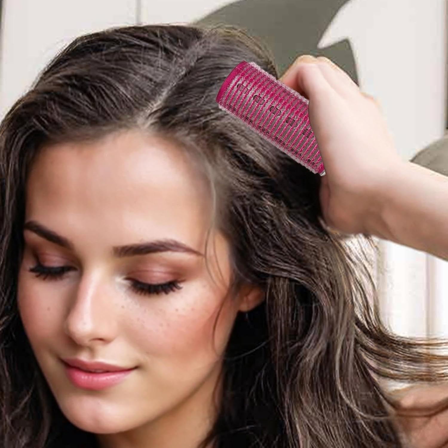 Electric Hair Roller - Portable Hot Rollers | Electric Heated Curling Rollers, Curling Iron Rollers, Compact Hair Tool, Professional Curling Tool for Women