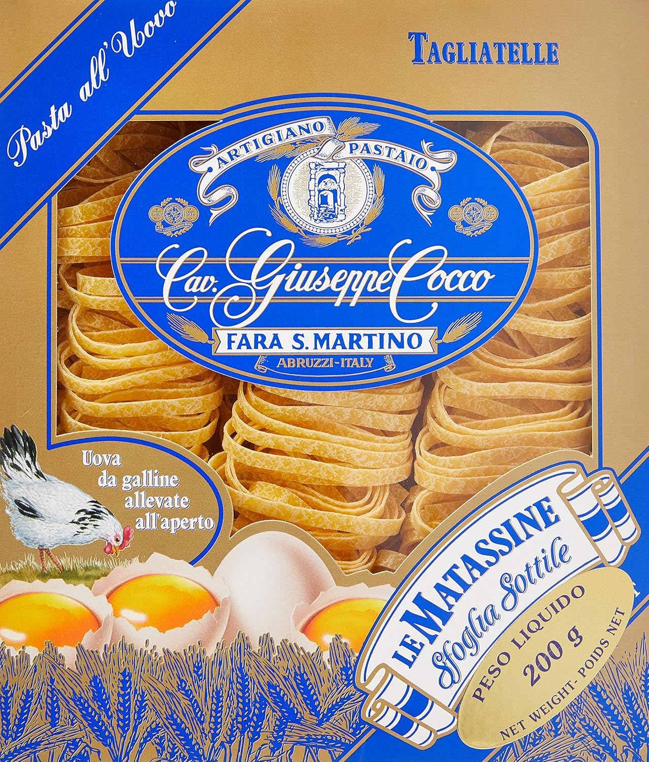 Giuseppe Cocco Casereccia Pasta. Made in Italy from Durum Wheat Semolina with Traditional Drying Methods - 500G image number 5
