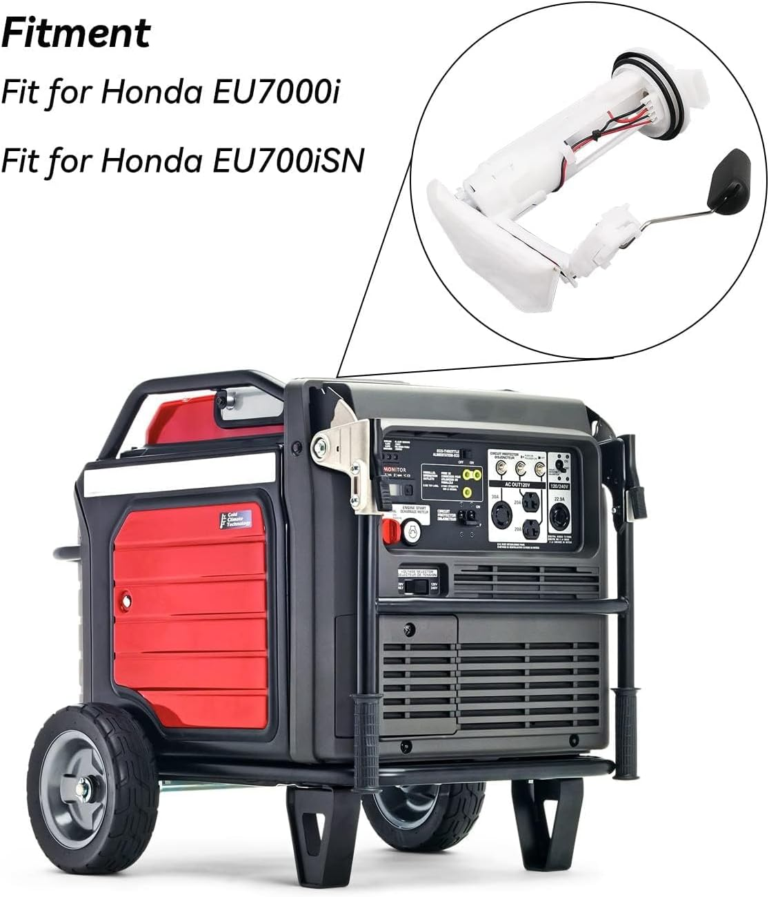 16700-Z37-003 Fuel Pump Assembly Fit for Honda Eu7000I Eu700Isn Generator image number 1