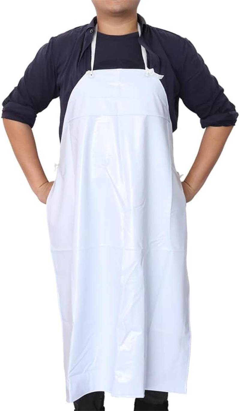 Alipis Waterproof Unisex Heavy Duty Apron for Butchers Kitchen (Black Random Style)