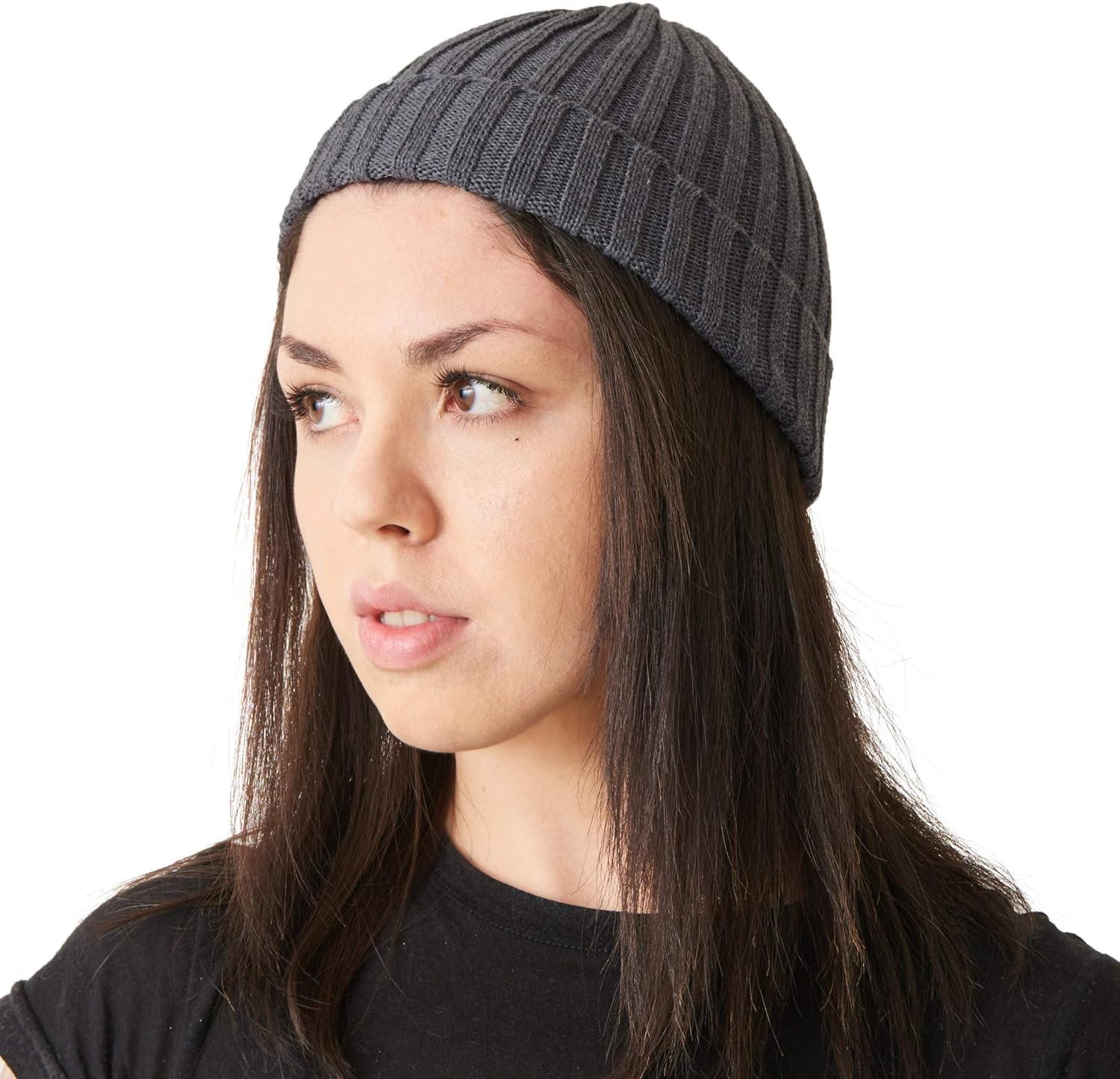 CHARM Mens Fisherman'S Beanie Hat - Cotton Slouch Cap Women Chemo Knit Winter