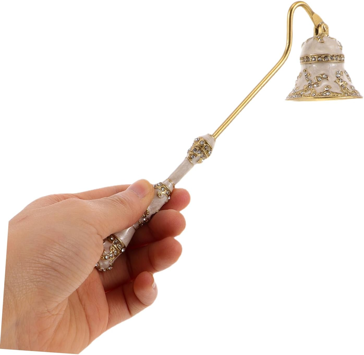 DECOMELODY Vintage Candle Snuffer Handheld Wick Extinguisher for Aromatherapy Home Hotel Restaurant Decor image number 4