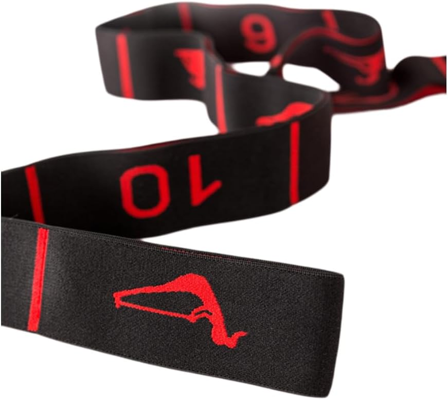 Yoga Stretch Strap with 12 Loops - Adjustable Resistance Bands for Women, Multi-Loop Stretching Band for Yoga, Pilates, Dance, Gymnastics & Physical Therapy