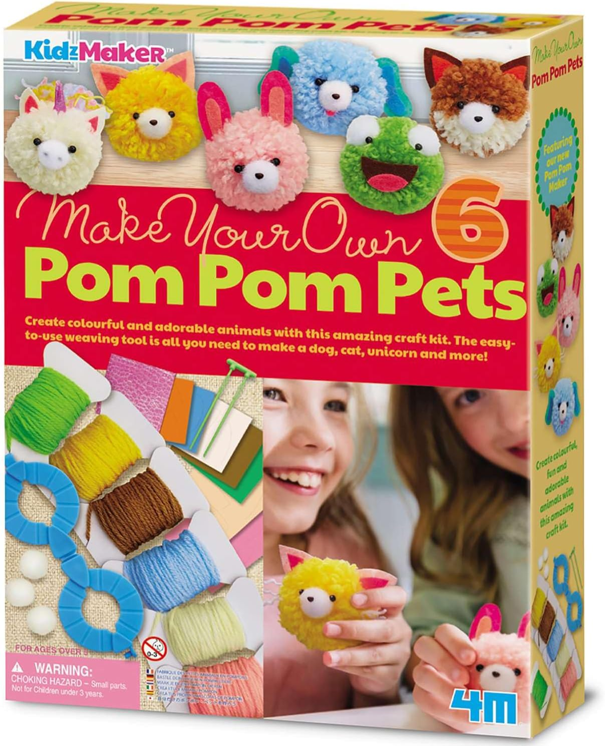 4M - Kidzmaker - Make Your Own Pom Pom image number 2