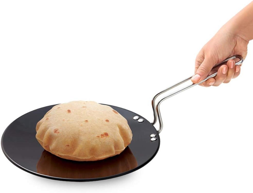 Hawkins Futura Hard Anodised Induction Roti Tava, 24 Cm Diameter
