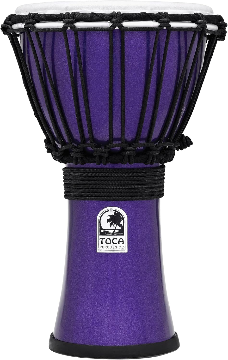 Toca TFCDJ-7MV Freestyle Colorsound 7-Inch Djembe - Metallic Violet