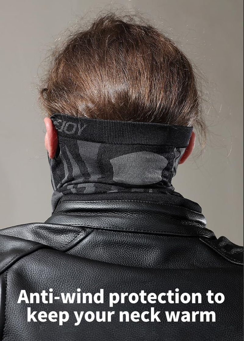 JOWILIN Face Mask Winter Neck Warmer Gaiter Windproof Dustproof Breathable Balaclava Cold Weather Gear for Skiing Snowboarding Motorcycle Cycling Running Fishing Outdoor for Men Women, One Size image number 4