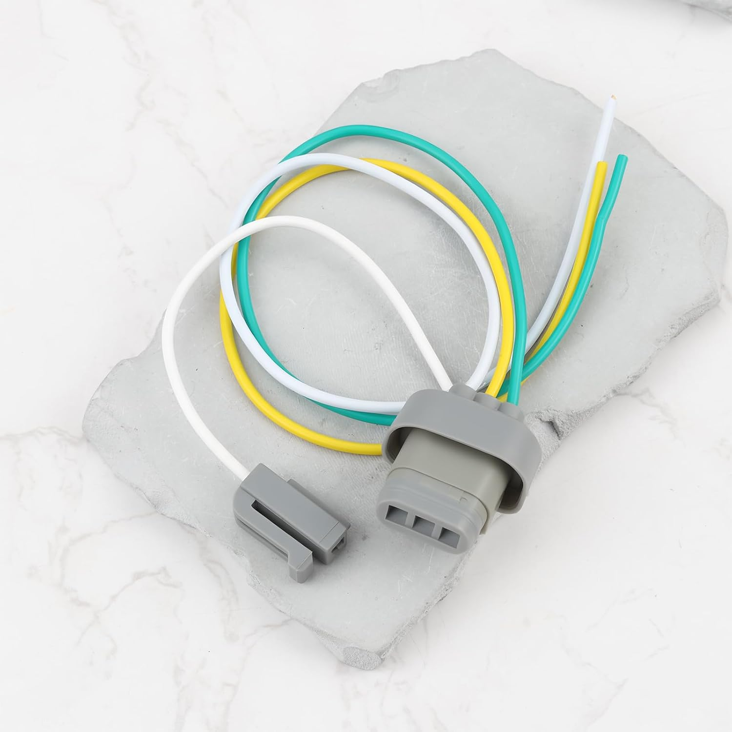 Ecsing 3-Pin Car Alternator Wire Harness Connector 7088-10 Compatible with Ford 2/3/4G E/F Series with 3G Stator Lead image number 2