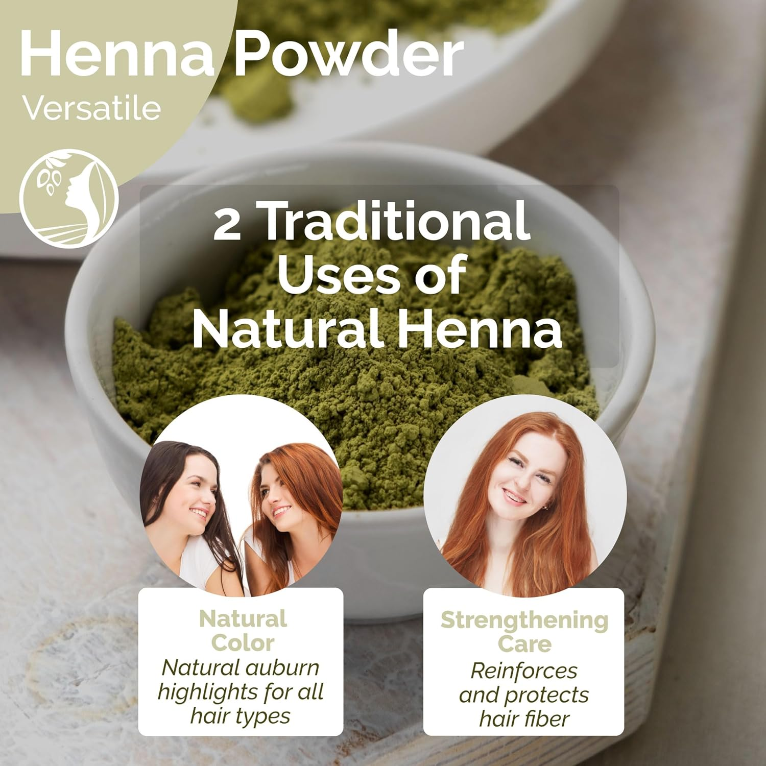 Fatima'S Garden Pure Moroccan Henna Powder - 100% Natural Fine Powder Hair Dye and Treatment - 150G image number 4