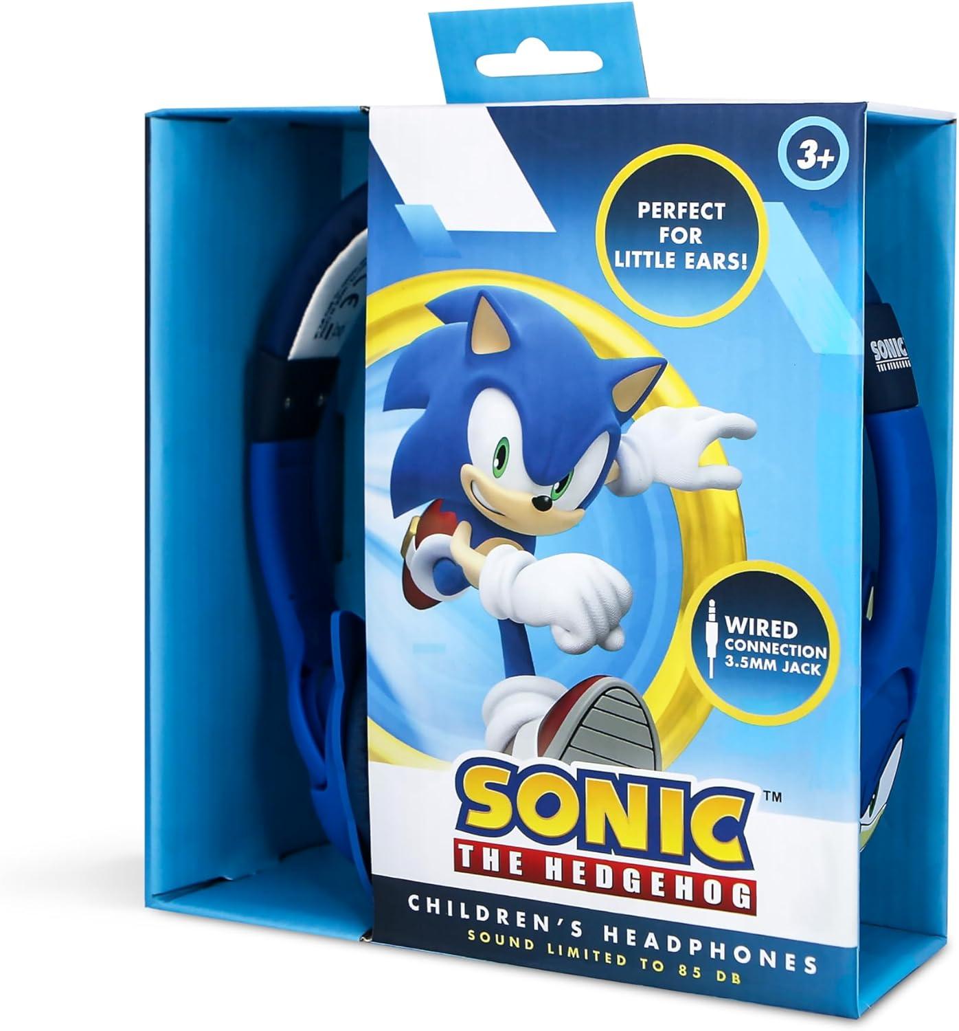 OTL Technologies SH1179 Sonic the Hedgehog Kids Wired Headphones - Blue image number 3