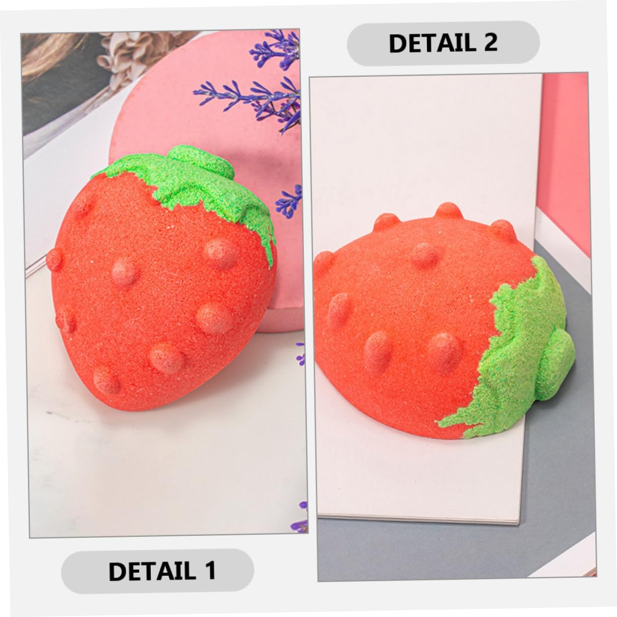 SEWOART 4Pcs Cute Aroma Bath Salt Bomb Multi-Function Bath Bomb for Boys and Girls Women image number 1