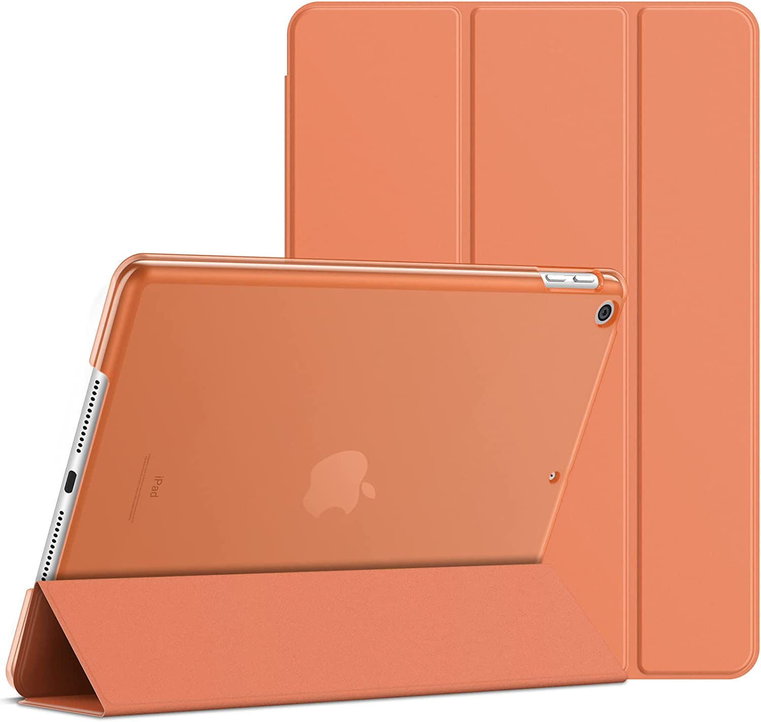 Jetech Case for Ipad (9.7-Inch, 2018/2017 Model, 6Th/5Th Generation), Smart Cover Auto Wake/Sleep (Papaya) image number 4