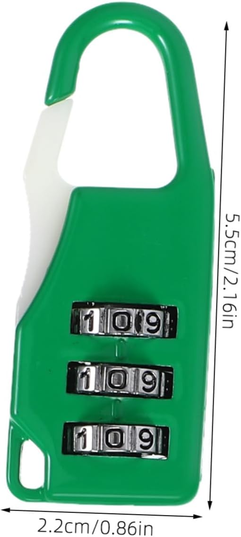 6Pcs anti Theft Combination Padlocks for Luggage 3 Password Setting Zinc Includes 2 1 1 1 Ideal for Suitcases Backpacks And image number 4