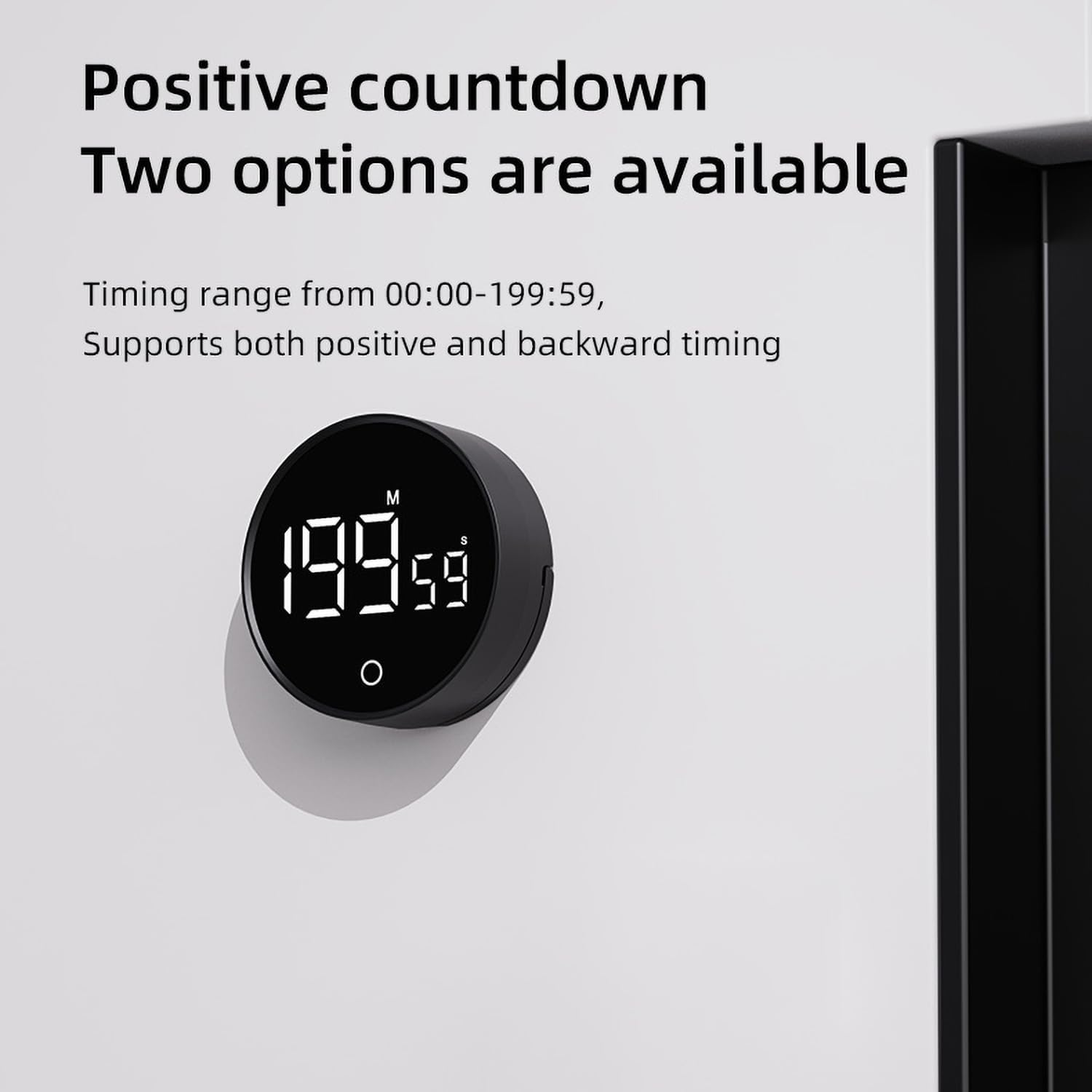 Digital Kitchen Timers with Large LED Display, 199 Minute Countdown Magnetic Countup Timer, for Classroom Cooking Fitness Baking Studying Teaching. image number 2