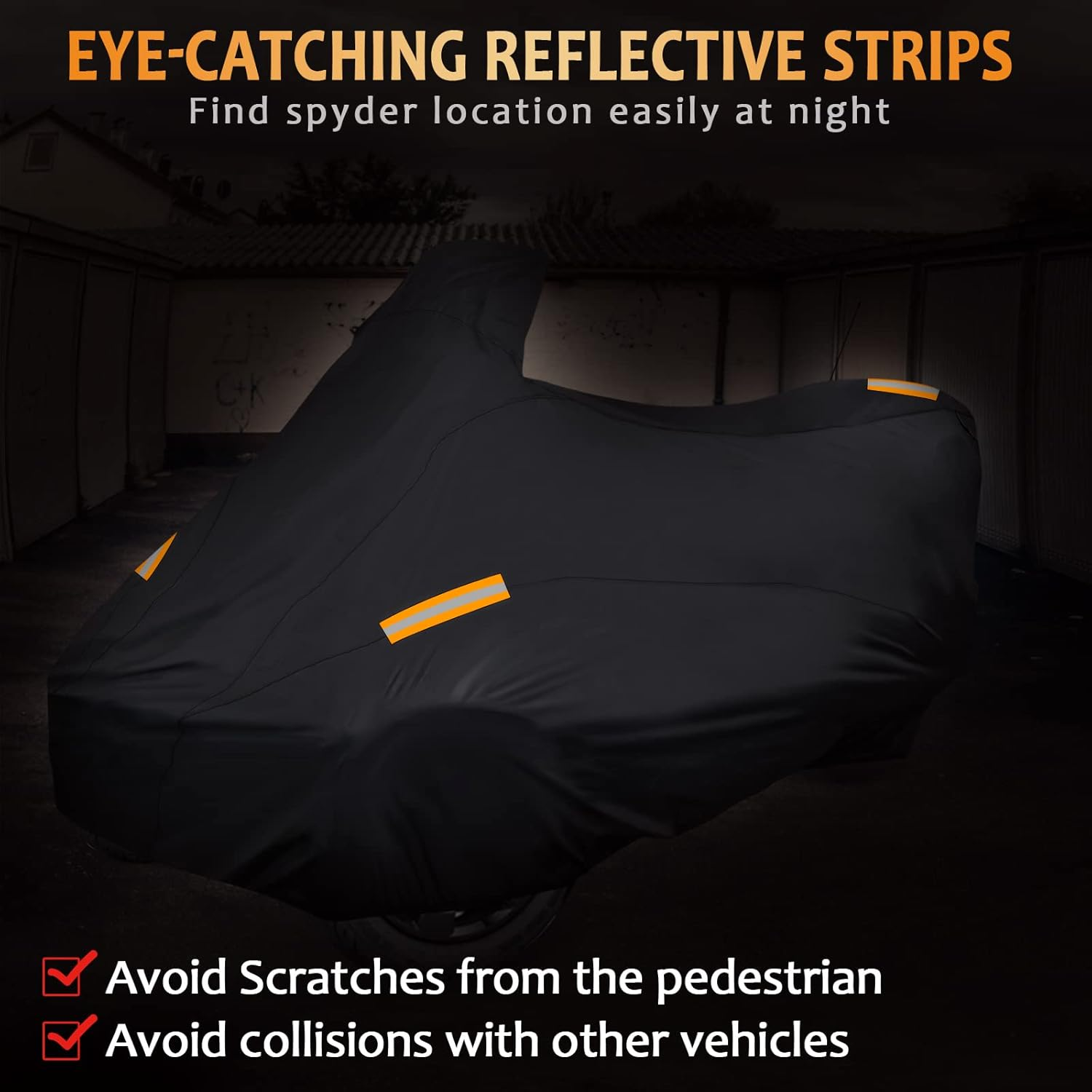 Starknightmt Spyder Full Cover, Waterproof Cover Compatible with Can Am Spyder RT/RT Limited 2010-2019 All Weather Protection Replacement OEM 219400860 Accessories image number 6