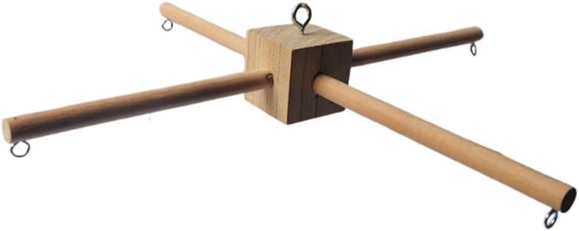 Wooden Mobile Frame Kit Mobile Hanger,Bed Toy,Newborn Crib Hanger for Bedroom Bell image number 5