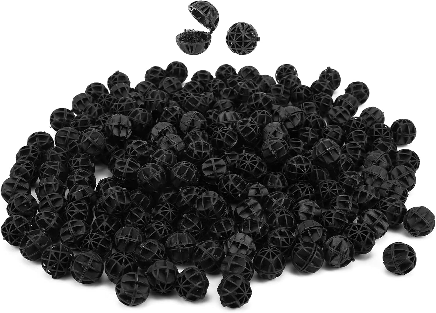 Biochemical Bioball with Porous Structure for Rapid Biological Growth, 100 Units, Ideal for Improving Water Quality in Aquariums (16Mm200Pcs)