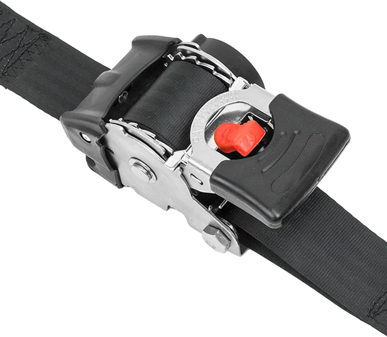 Powertye 2In X 10Ft Retractable Heavy-Duty Ratchet Tie-Downs W/Latch Hooks - Includes Soft-Tyes and Storage Bag - 800 Lb Working Load Limit / 2,400 Lb Breaking Strength - Black (Pair) image number 5