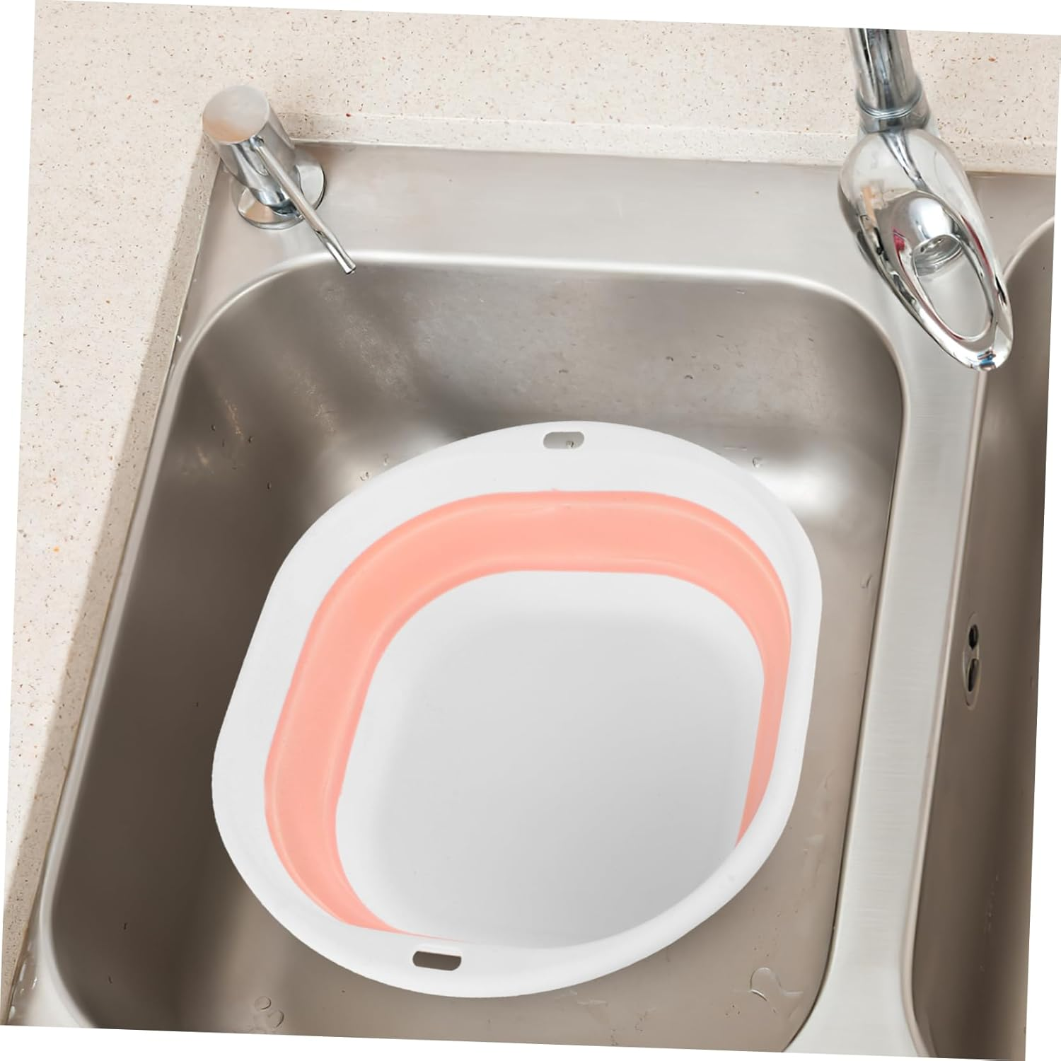 NOLITOY Collapsible Sink for Newborn Travel Wash Basin Face Bathtub Portable Lightweight - Assorted Color image number 5