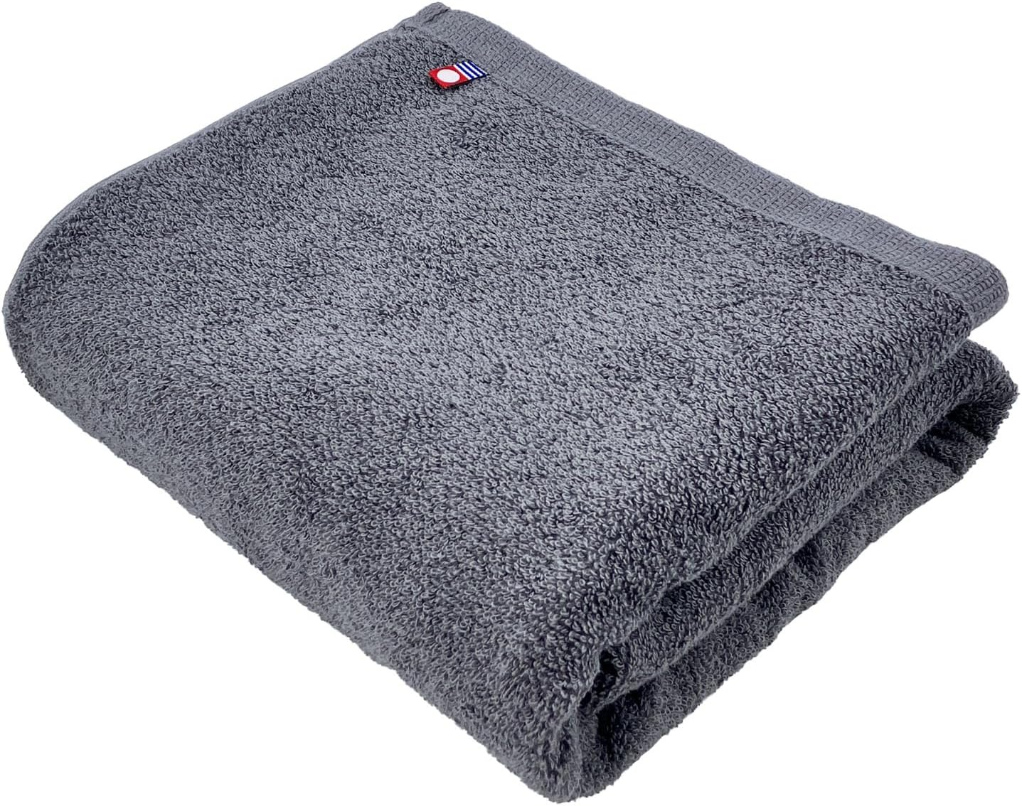 Imabari Towel, N Color, Bath Towel, Gray, 1 Piece Brand, Thin, Plain, Everyday Use, Simple, Made in Japan image number 3