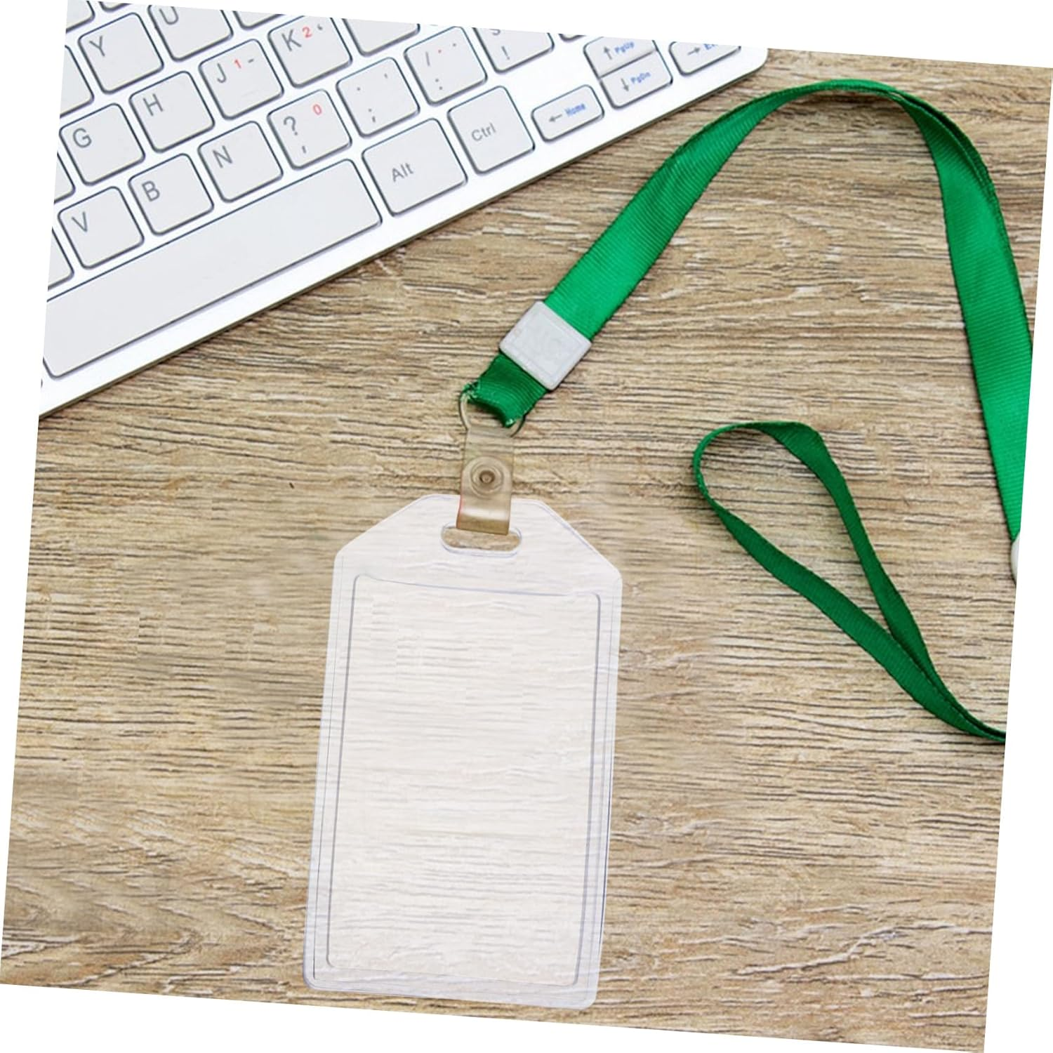 LOPUNER 10 Pcs PVC Card Holders Clear Luggage Identifier Tags with Prepunched for Travel Suitcases Backpacks Transparent Id Card Sleeves for Men and Women image number 3