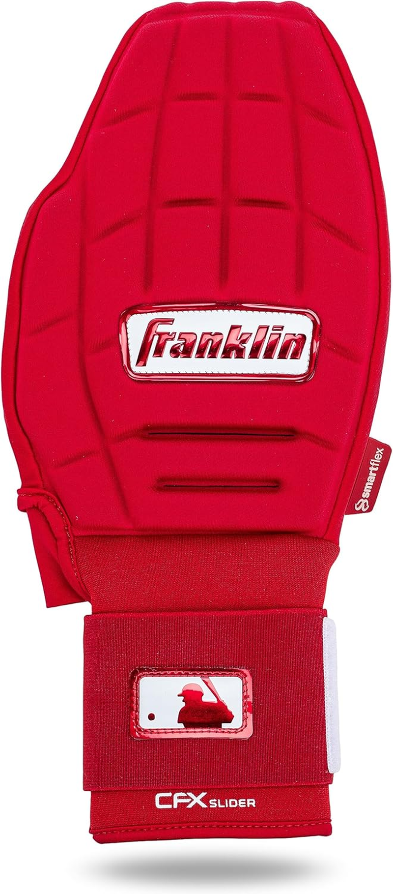 Franklin Sports MLB Baseball + Softball Sliding Mitt - CFX PRT Adult Protective Baserunning Sliding Glove - Left + Right Hand Mitt - Hand + Wrist Protector for Running