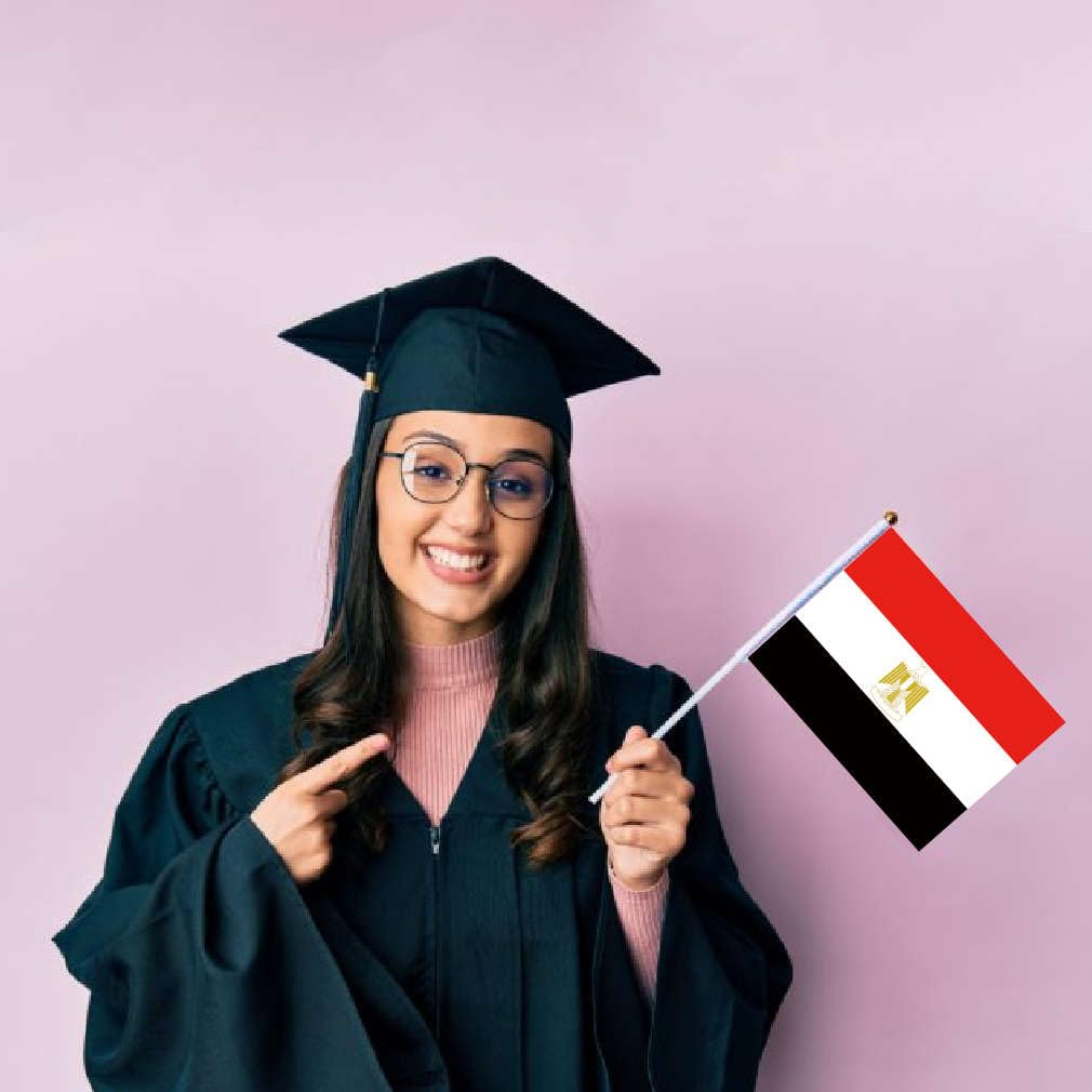 10 PCS Egypt Handheld Small Flag, Egyptian Hand Held Mini Decor Decoration Banner image number 2