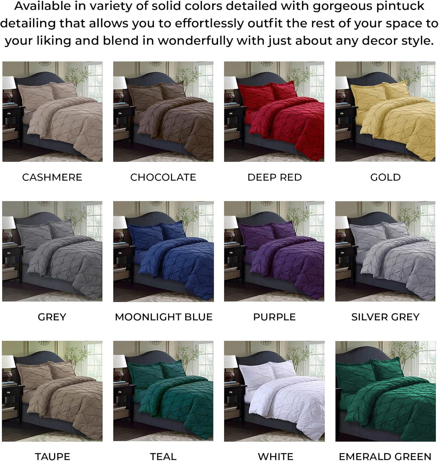 Tribeca Living SYD110DSKIPU Sydney 110-GSM Microfiber Duvet Cover Set, Purple, King image number 5