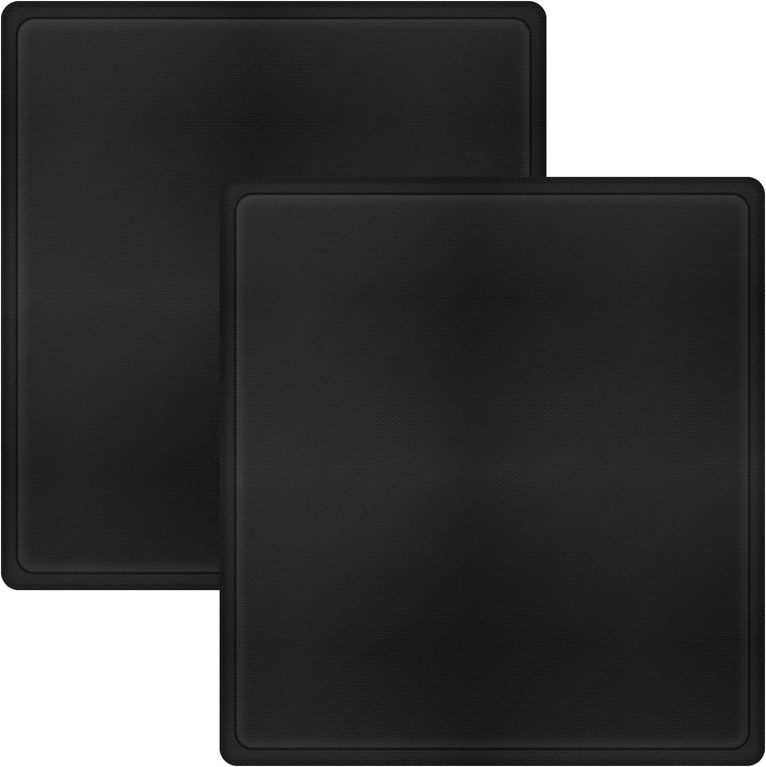 2Pcs Patio Seat Cushion Covers Waterproof Cushion Covers Patio Seat Cushion Slip Covers Cushion Slipcovers for Outdoor Furniture Patio Cushion Slipcovers with Zipper for Patio Garden Backyard (Black) image number 3