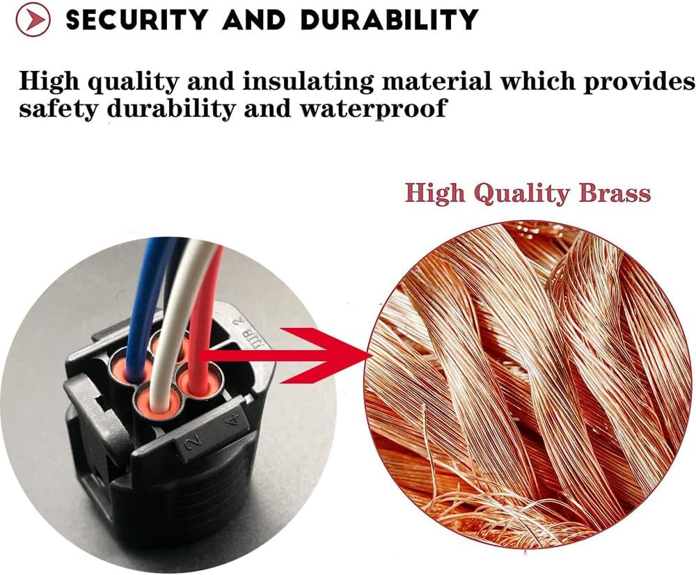 Alternator Regulator Wire Harness Plug/Pigtail Compatible with Toyota Lexus 2003-2018 (4-Pin) image number 5