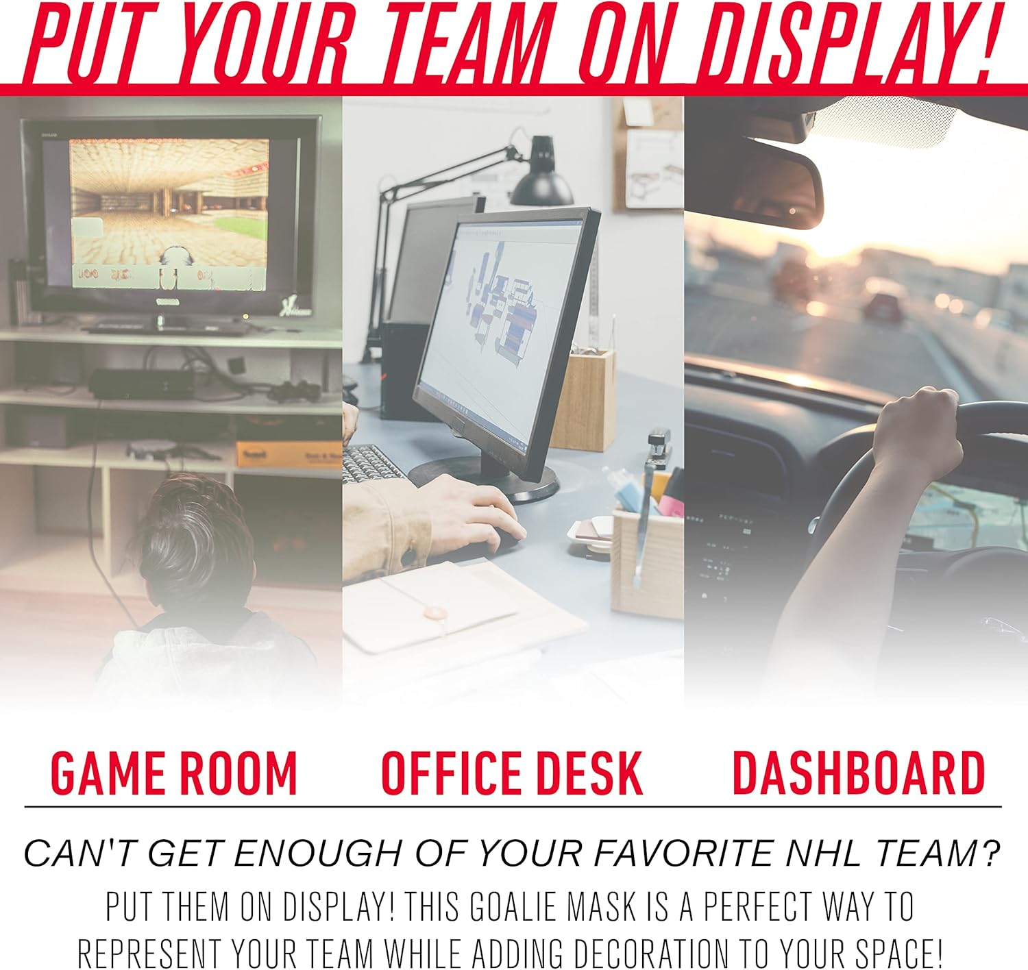 NHL Franklin Sports League Logo Nashville Predators Mini Goalie Mask image number 6