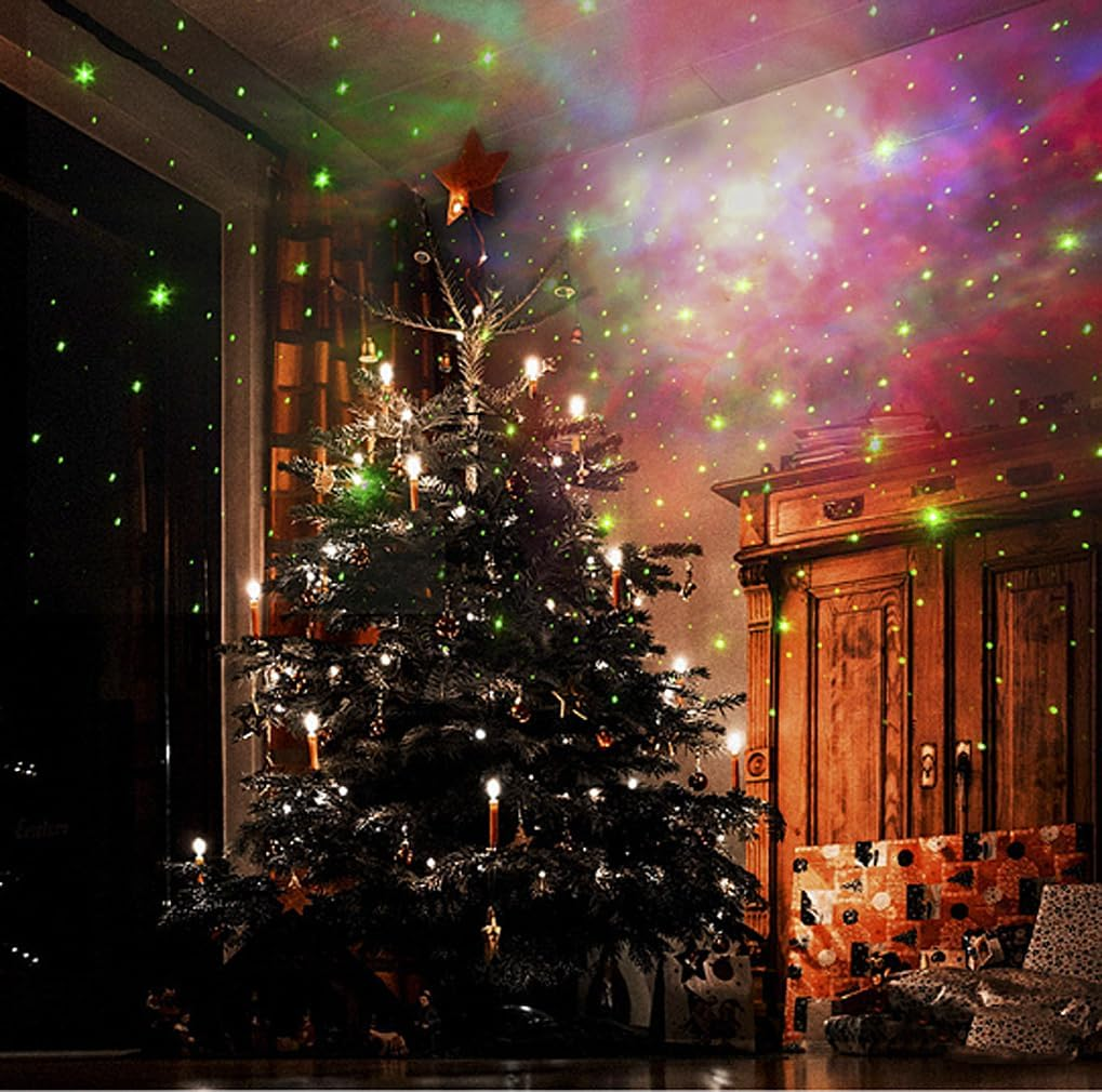 White Astronaut Galaxy Star Projection Lamp Night Light Birthday Gift Bedroom and Ceiling Projector, Best Gifts for Children and Aesthetic Room Decor for Gaming Room, Home Theater image number 1